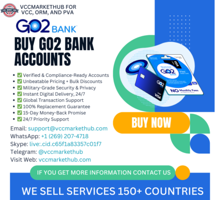 Buy GO2 Bank Accounts