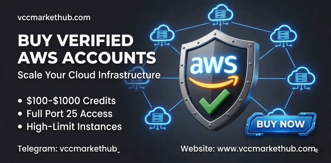 Buy Verified AWS Accounts - $100 to $5000 Credit & High Limit